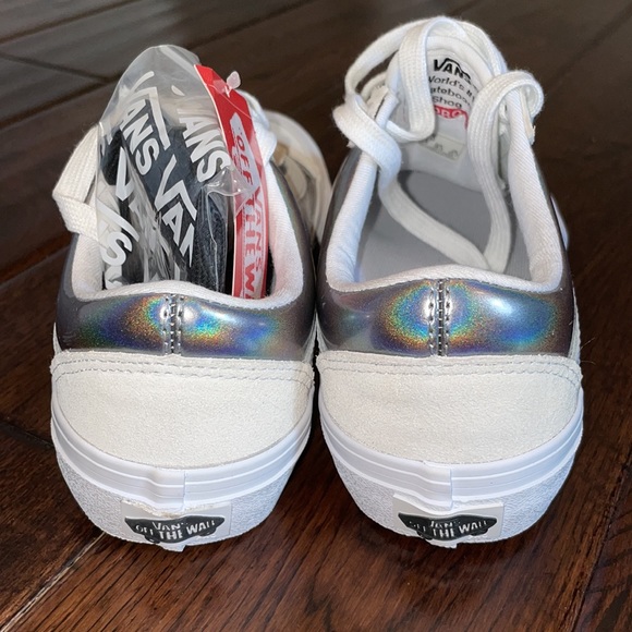 NWT Vans Metallic and Cream Skate Pros - Picture 4 of 5